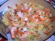 Camarones al Pernod