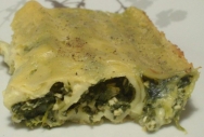 Canelones de acelgas y piñones