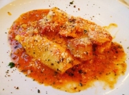 Canelones de cigalas
