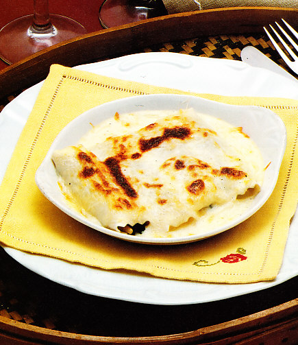 Canelones de espinacas