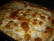 Canelones de lacón con foie-gras y boletos