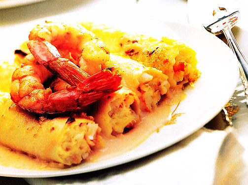 Canelones de pescado