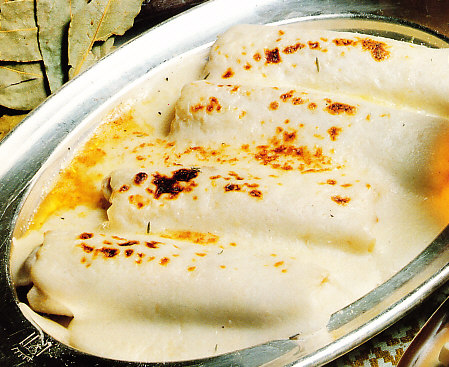 Canelones de rape