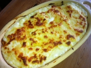 Canelones de setas, calabaza y foie