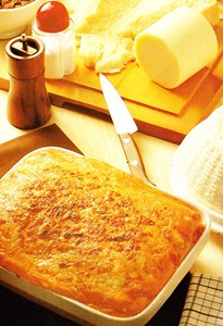 Canelones tres quesos