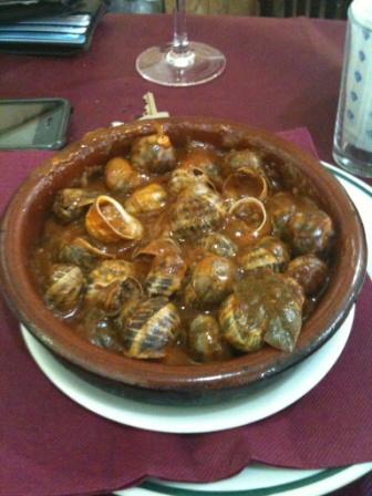 Caracolada con tomate
