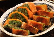 Caracolas de salmón rellenas