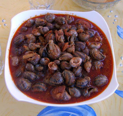 Caracoles a la andaluza