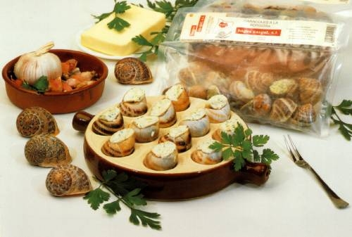 Caracoles a la borgoñona