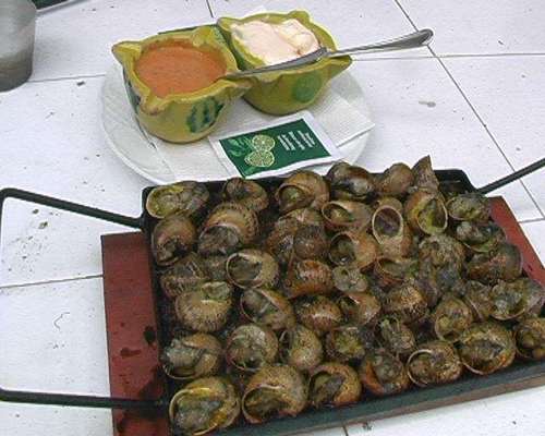Caracoles a la brutesca