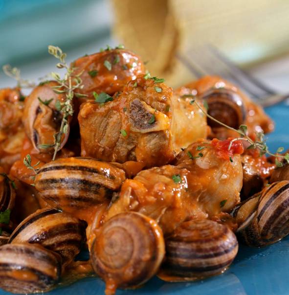 Caracoles a la cazuela