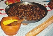 Caracoles al estilo Santiago de Compostela