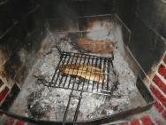 Careta de cerdo a la brasa