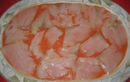 Carpaccio de bacalao