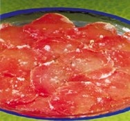 Carpaccio de bisonte
