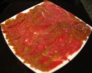Carpaccio de canguro