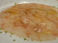 Carpaccio de gambas