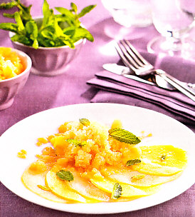 Carpaccio de melón