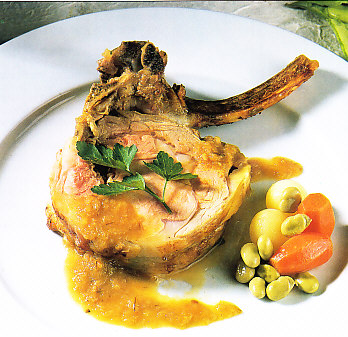 Carré de ternera relleno