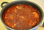 Cazuela de bacalao a la vizcaina