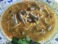 Cazuela de fideos a la malagueña