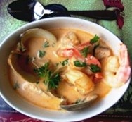 Cazuela de mariscos