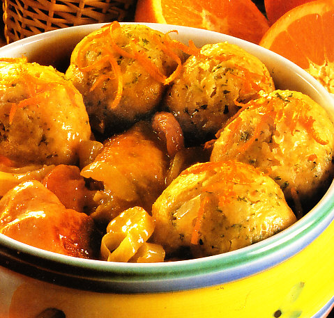 Cazuela de pollo a la naranja