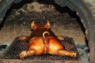 Cerdo mamón asado