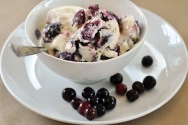Cerezas con nata