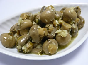 Champiñones con ajo y perejil