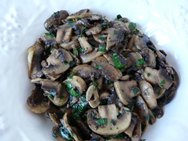 Champiñones picantes