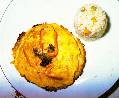 Chapatas con vegetales