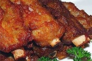 Chuletas a la miel de arce