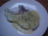 Chuletas de cerdo al limón