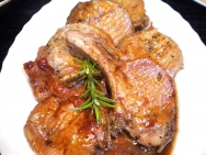 Chuletas de cerdo Carlota