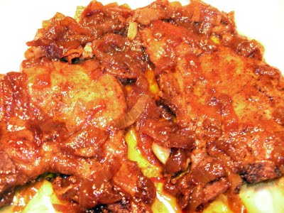 Chuletas de cerdo empanadas