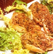 Chuletas de cerdo en papillote