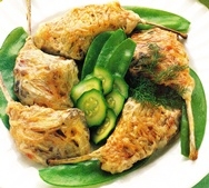 Chuletas de cordero al horno con verduras