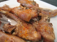 Chuletas de cordero primavera