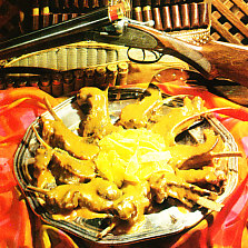 Chuletas de gamo con naranjas