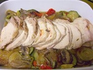 Cinta de lomo con verduras