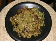 Cintas con champiñones