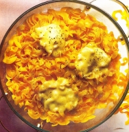 Cintas con queso mozzarella