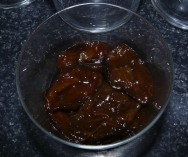 Ciruelas con coñac