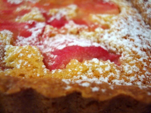 Clafoutis de ruibarbo
