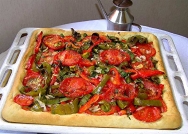Coca de verduras