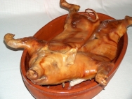 Cochinillo asado al estilo de Segovia