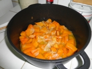 Cociendo la calabaza