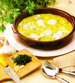 Cocochas de bacalao en salsa verde