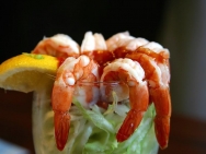 Cóctel de cigalas y gambas